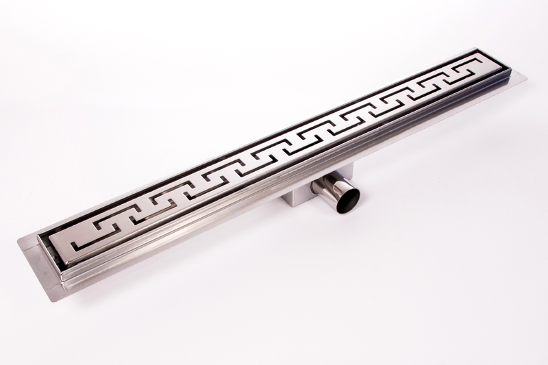 Nerezový odtokový žlab 80 cm - model ŘECKO