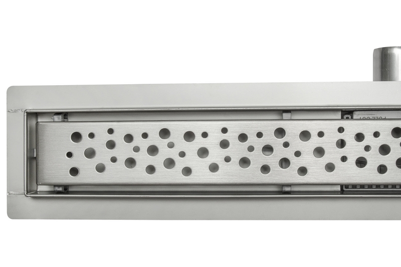 Nerezový odtokový žlab 90 cm - model KAPKY