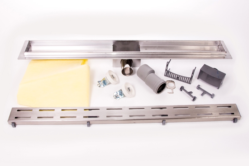 Nerezový odtokový žlab 90 cm - model LINIE