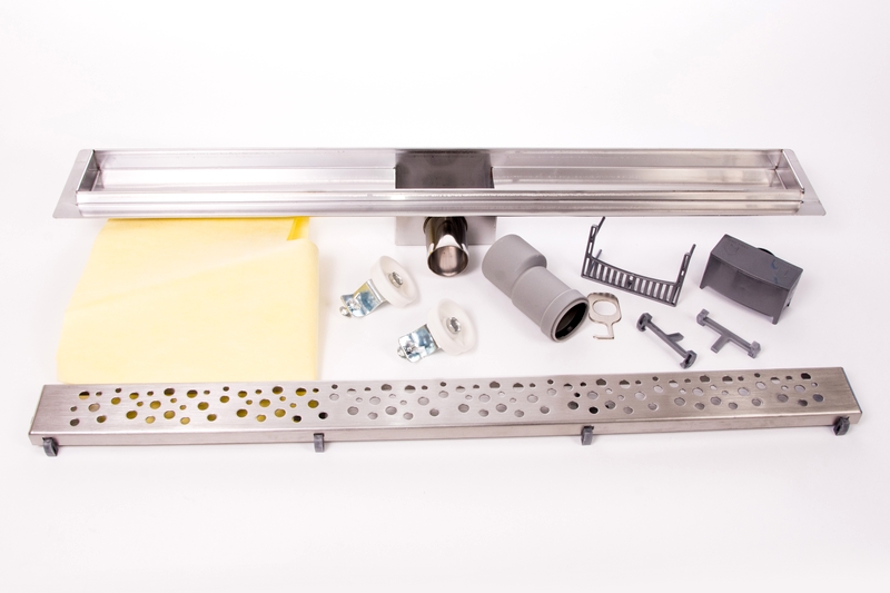Nerezový odtokový žlab 80 cm - model KAPKY